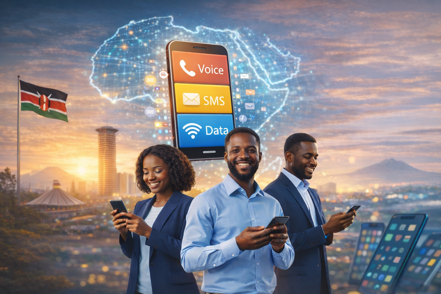 Taifa Mobile team powering Kenya-wide mobile connectivity